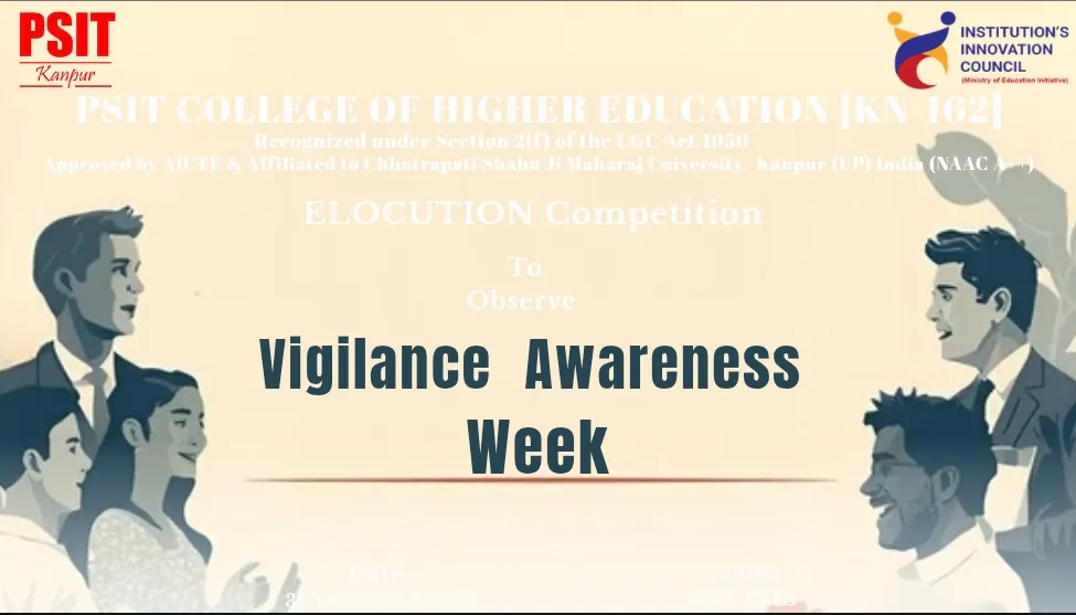 Elocution Competition on Vigilance Awareness Week